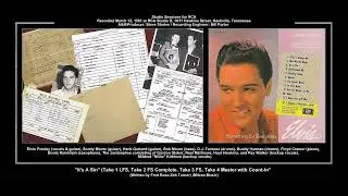 *(1961) RCA ''It's A Sin'' (Takes 1, 2, 3, 4 Master with Count-In) Elvis Presley
