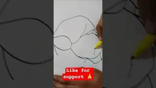 Lord Shree Ram Ji Drawing with easy step 🙏🌹❤️🙏 #shorts #shreeram #trending #god #song