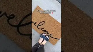 Stylish Durable Welcome Entryway Mat with Non-Slip Backing 🏡✨