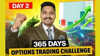 #Day2 365 Day's Nifty Options Trading Challenge #optionstradingchallenge #tradingchallenge
