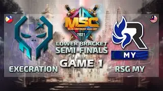 EXE vs RSG MY [GAME 1] [English] MSC PLAYOFF DAY 2 | MLBB SOUTEAST ASIA CUP 2021