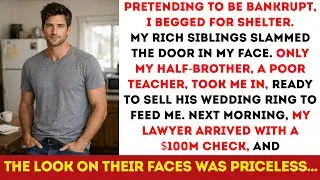 I Pretended To Be Broke And Homeless. Only The Half-Brother I Hated Opened The Door.