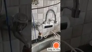 Electric Water Heater And Tankless FastWater HeatingTap Instant HotKitchen Faucet#shorts#shotsHeater