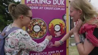 [Food & Beverage] Crust Pizza's playable posters | JCDecaux Australia