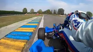 Onboard Castelletto di Branduzzo - 7Laghi Kart - Energy kart Kz 125 - Tm K9c