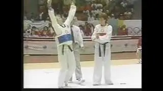1988 Olympic Taekwondo Fight Clips of Dana Hee's Final Match