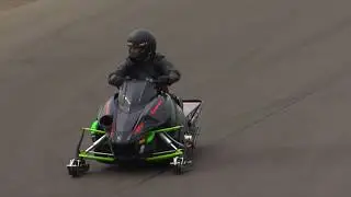2018 Lucas Oil Nationals Snowmobile winner Glen Hall