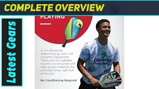 `GAMMA RZR Pickleball Paddle: USA Made Powerhouse!
