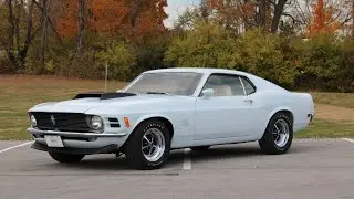 THE RAREST 1970 Boss 429 EVER BUILT - Pastel Blue with White Interior - 1 OF JUST 2