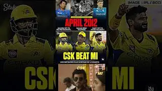 MI won opening Match in April 2012👀#mivscsk #ipl2025 #ipl #cricket #ytshorts #csk#msdhoni