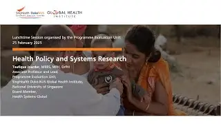 What is Health Policy and Systems Research?