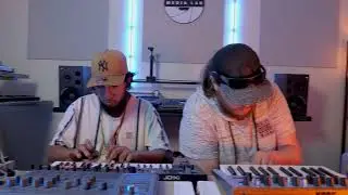 Media Lab studio || Easy Beats jam - Jax & Andre