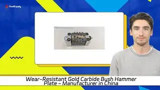 Wear-Resistant Gold Carbide Bush Hammer Plate - Manufacturer in China