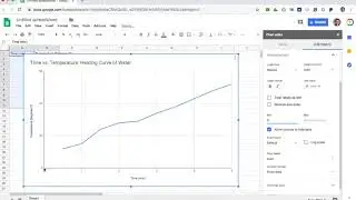 Creating a Line Graph on Google Sheets