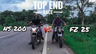 Pulsar NS200 VS Yamaha FZ25 | RACE | TOP END | HIGHWAY BATTLE