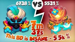 This BLADE DANCER is INSANE 7:37 mins Easy with 5.5k% Crit | PVP Rush Royale