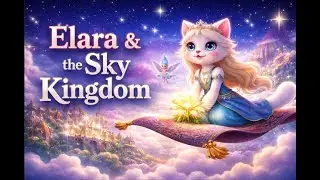 ☁️👑 Elara & the Sky Kingdom | Magical Princess Fantasy Story | 空の王国 | 天空の物語  #cat #animation p3
