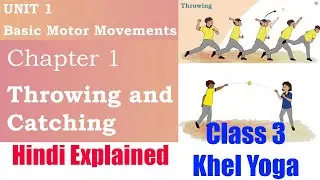 1. Throwing and Catching (Hindi Explained) | Class 3 Physical Education and Well-Being - Khel Yoga
