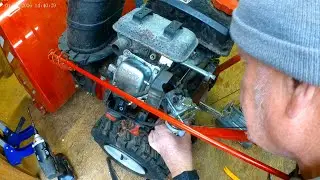 Attempting to fix the carburetor on my Troy Built snow blower (Home Chores 50).