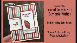 Fall Birthday with Love of Leaves and Butterfly Wishes