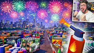 DESTRUYO UNA CIUDAD ENTERA CON NUEVOS FUEGOS ARTIFICIALES 💥 | Fireworks Mania