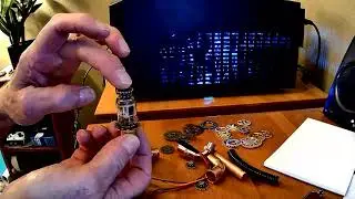 Steampunk parts, prepping the wiring and other components