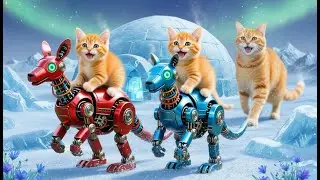 Mama cat adventure in the arctic and Adventure to Jumanji Land