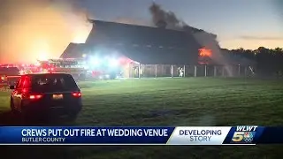 Couples looking for new venues after fire guts popular Butler County wedding venue