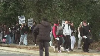 Students across metro Atlanta walkout of class in ICE protest