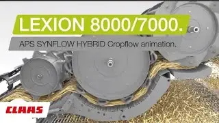 CLAAS LEXION 8000/7000 .APS SYNFLOW HYBRID cropflow animation Ashishbaghel vlogger