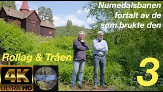 Numedalsbanen p&aring; Rollag og Tr&aring;en