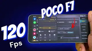 POCO F7 наконец-то разблокирован на 120 кадров в секунду после обновления 🚀🚀🔥🔥🔥