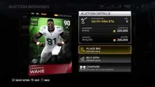 MUT 15 NEW 90 CAMERON WAKE AND OTHER TOTW CARDS