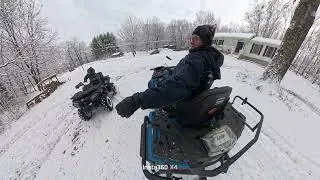 December 2025 ATV snow fun