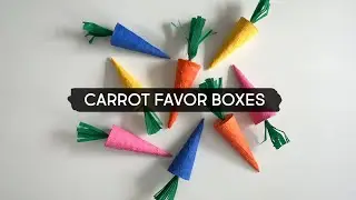 DIY Carrot Surprise Favors for Easter