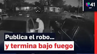 Rosa rastrea su camioneta robada&hellip; y la reciben a balazos