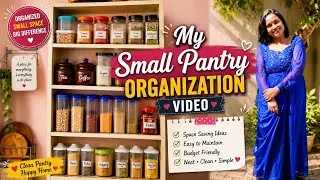 My small pantry organization video