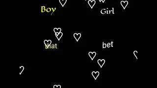 BOY + GIRL Black screen lyrics status/ English song