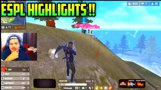 TSG RITIK REACT ON MY SQUAD !! ESPL HIGHLIGHTS ||