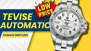 Review Jam Tangan Automatic Murah Tevise Avenger Homage Brietling