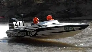 Big Hassle & Totally Against the Grain - 2014 Southern 80 Water Ski Race - 70mph