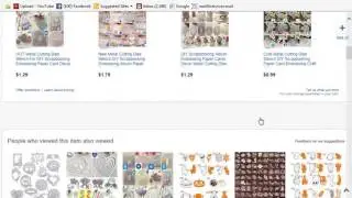 Cheap Craft supplies on ebay/ Shop with me