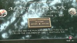 The community remembers Cpl. Middlebrook one year after death