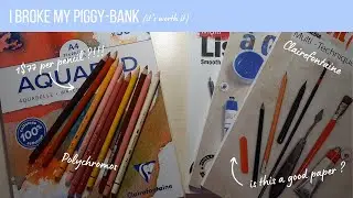 ART SUPPLIES REVIEW Polychromos and Clairefontaine paper