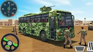 Army Bus Transport Simulator 🎖️ | 夕暮れミッション・リアルドライバー Android
