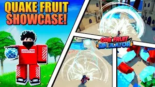 Quake Fruit Full Showcase in One Fruit Simulator
