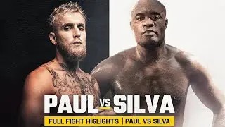 Jake Paul | VS | Anderson Silva 🔥 Full Fight Highlights
