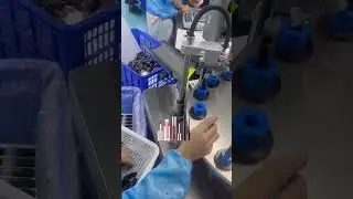 Cosmetic filling machine. #fillingmachine #cosmeticfillingmachine #lipgloss #lipglaze #factory #fyp