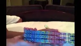 best rainbow loom triple single bracelet by kian full New 2014