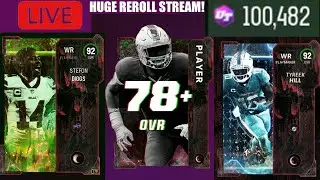 *LIVE STREAM* 100K+ TRAINING INTO THE 78+ MOST FEARED REROLL!!!